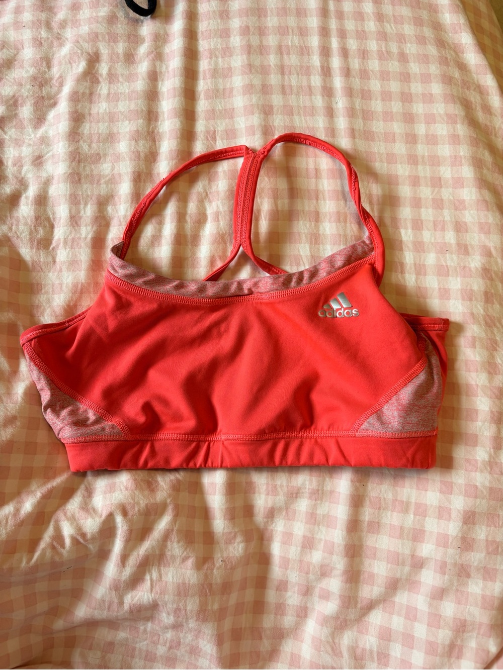 adidas Pink Racerback Sports Bra